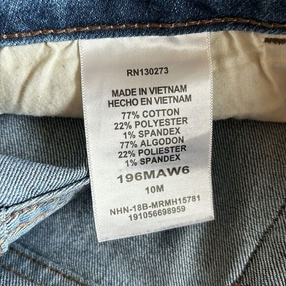 Vintage riders by Lee mid rise 5” inseam Jean shorts women’s size 10 - Picture 7 of 7